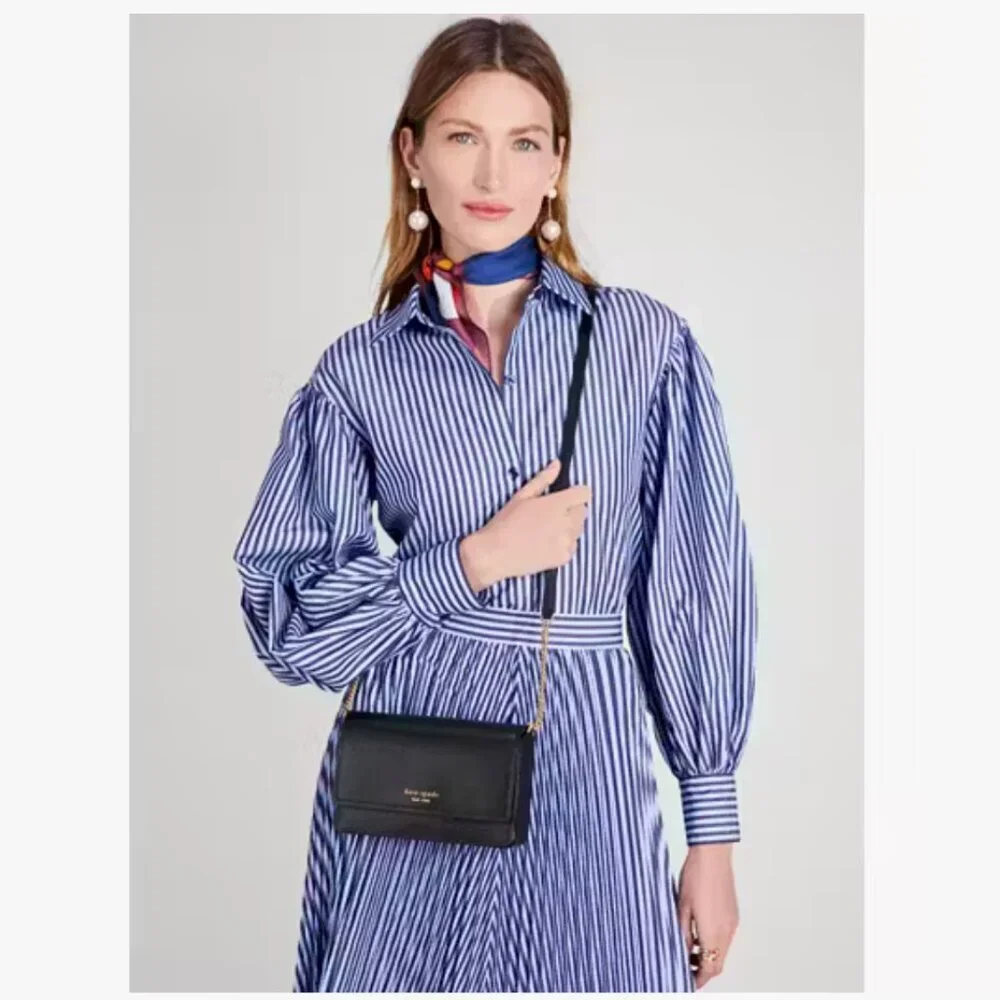 NWOT KATE SPADE New York Morgan Flap Chain Crossbody Bag Wallet - Picture 3 of 15